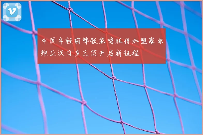 中国年轻前锋张家鸣租借加盟塞尔维亚沃日多瓦茨开启新征程