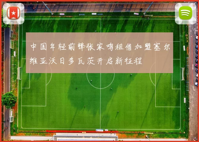 中国年轻前锋张家鸣租借加盟塞尔维亚沃日多瓦茨开启新征程