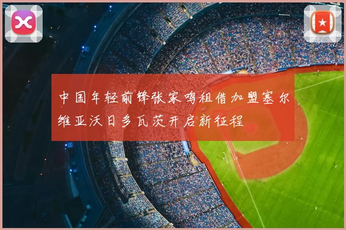 中国年轻前锋张家鸣租借加盟塞尔维亚沃日多瓦茨开启新征程