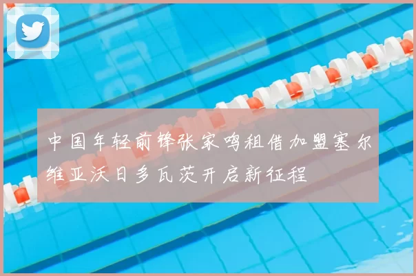 中国年轻前锋张家鸣租借加盟塞尔维亚沃日多瓦茨开启新征程